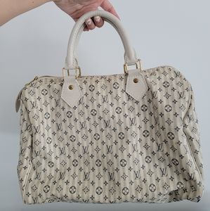 Louis Vuitton Mini Lin Croisette Speedy 30